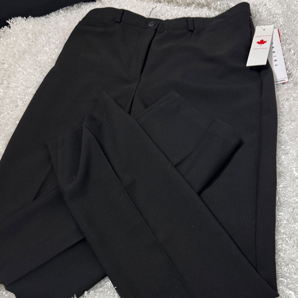 Tribal Classic Black Straight Leg Trousers